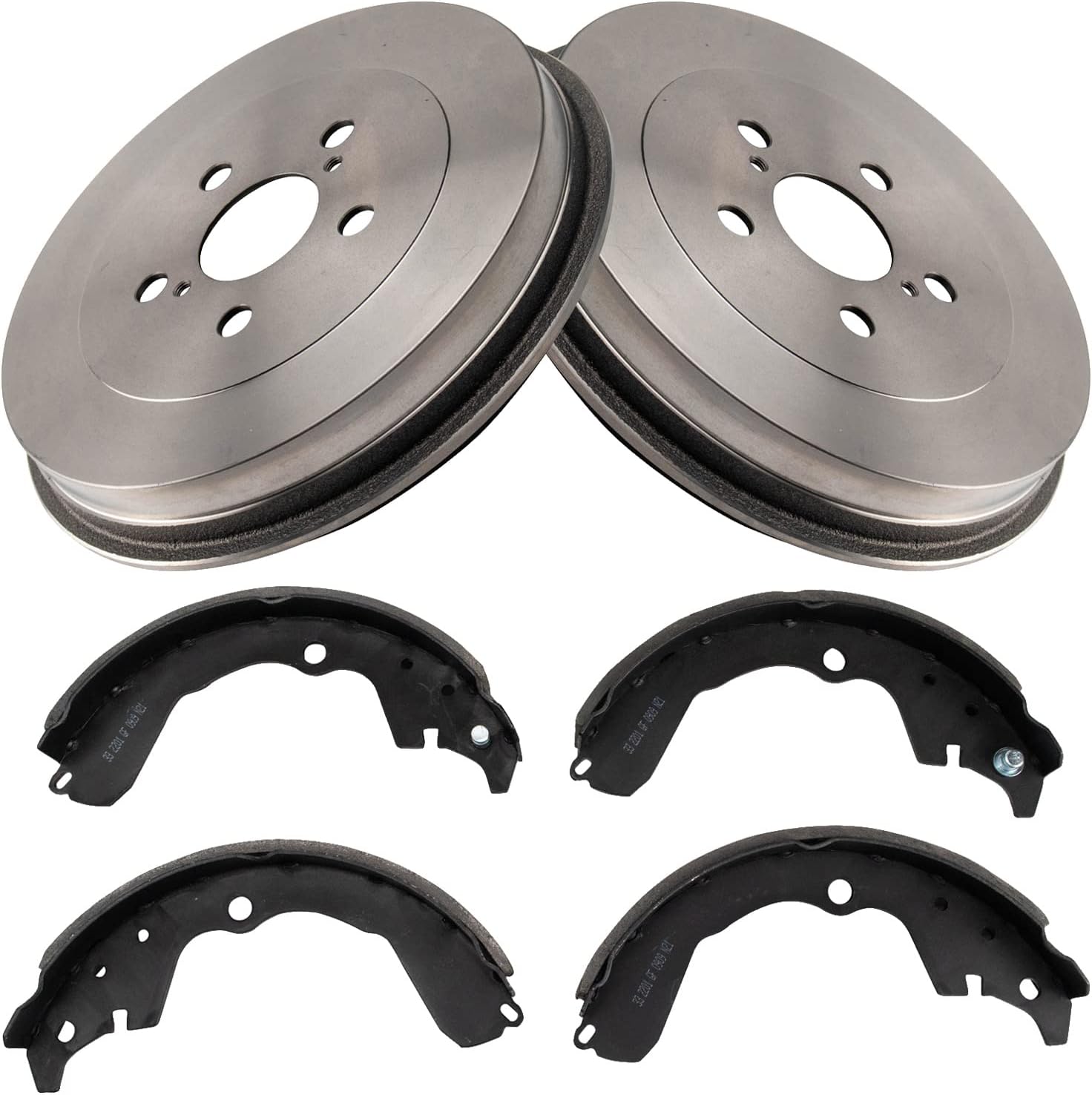 TRQ Rear Brake Shoe & Drum Kit for Pontiac Vibe & Toyota Matrix