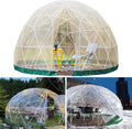 Windproof 3.6m Geodesic Dome Greenhouse