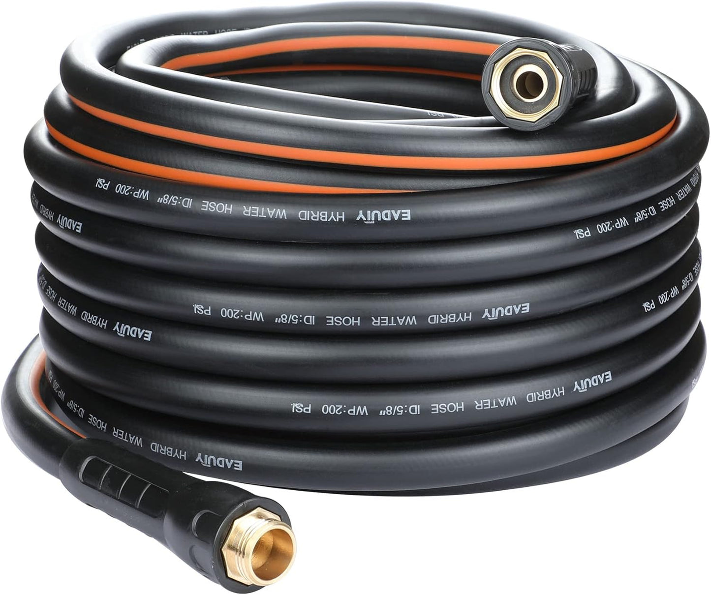 Hybrid Garden Hose 5/8 IN x 75 FT - Heavy Duty & Flexible Design