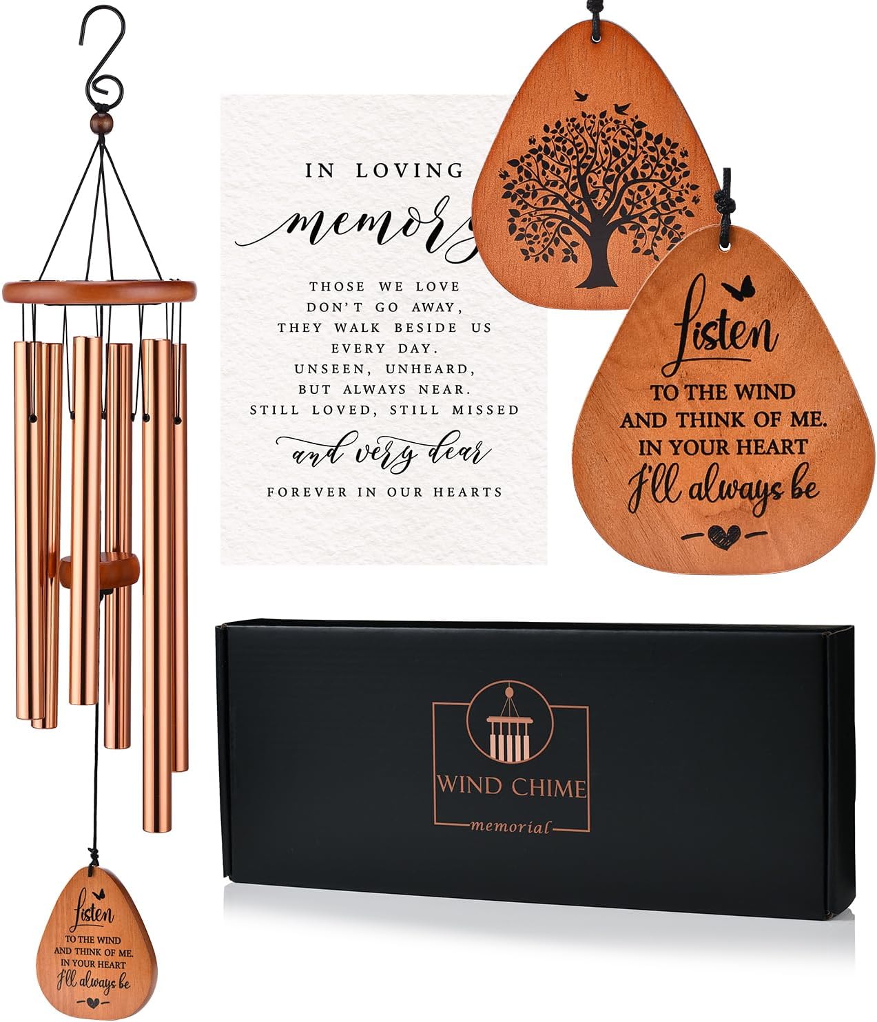 Memorial Wind Chimes for Grieving Hearts and Sympathy Gifts