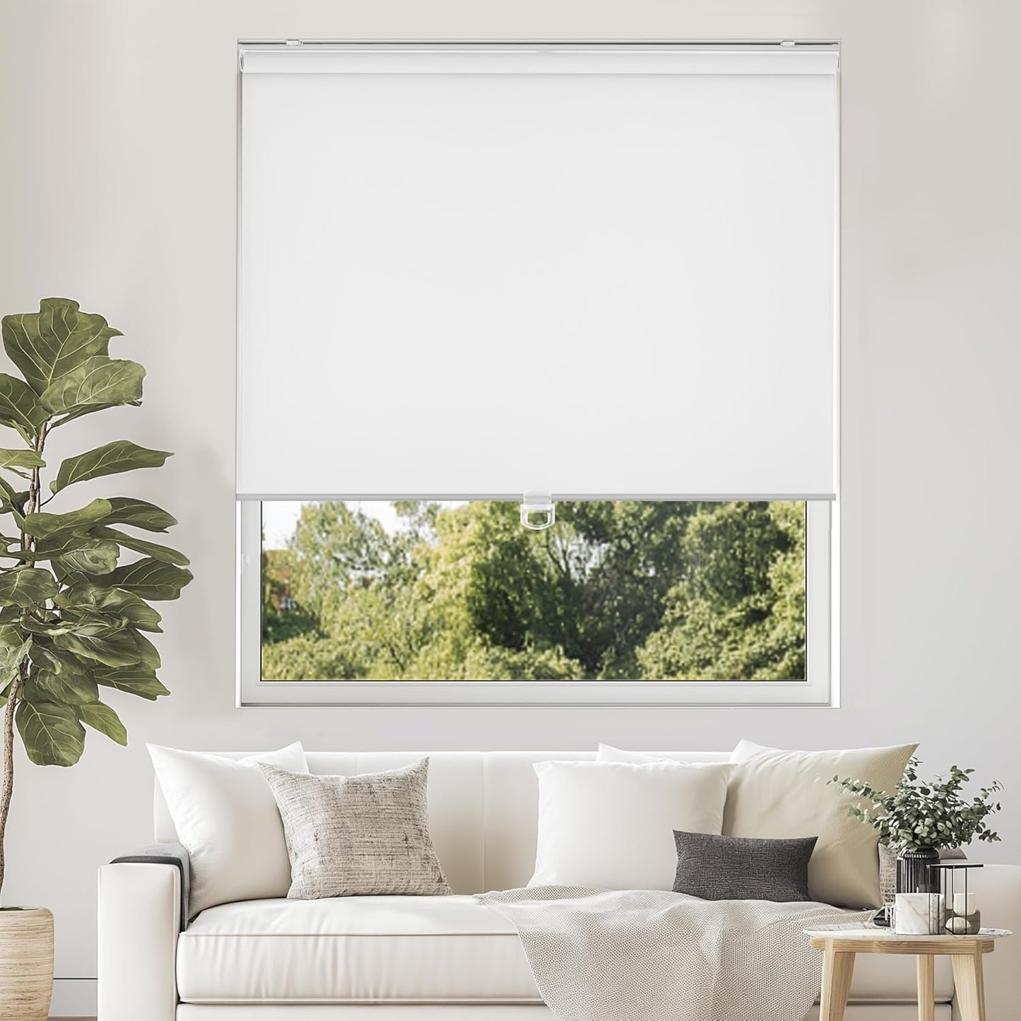 ChrisDowa Cordless Free-Stop Blackout Blinds for Windows