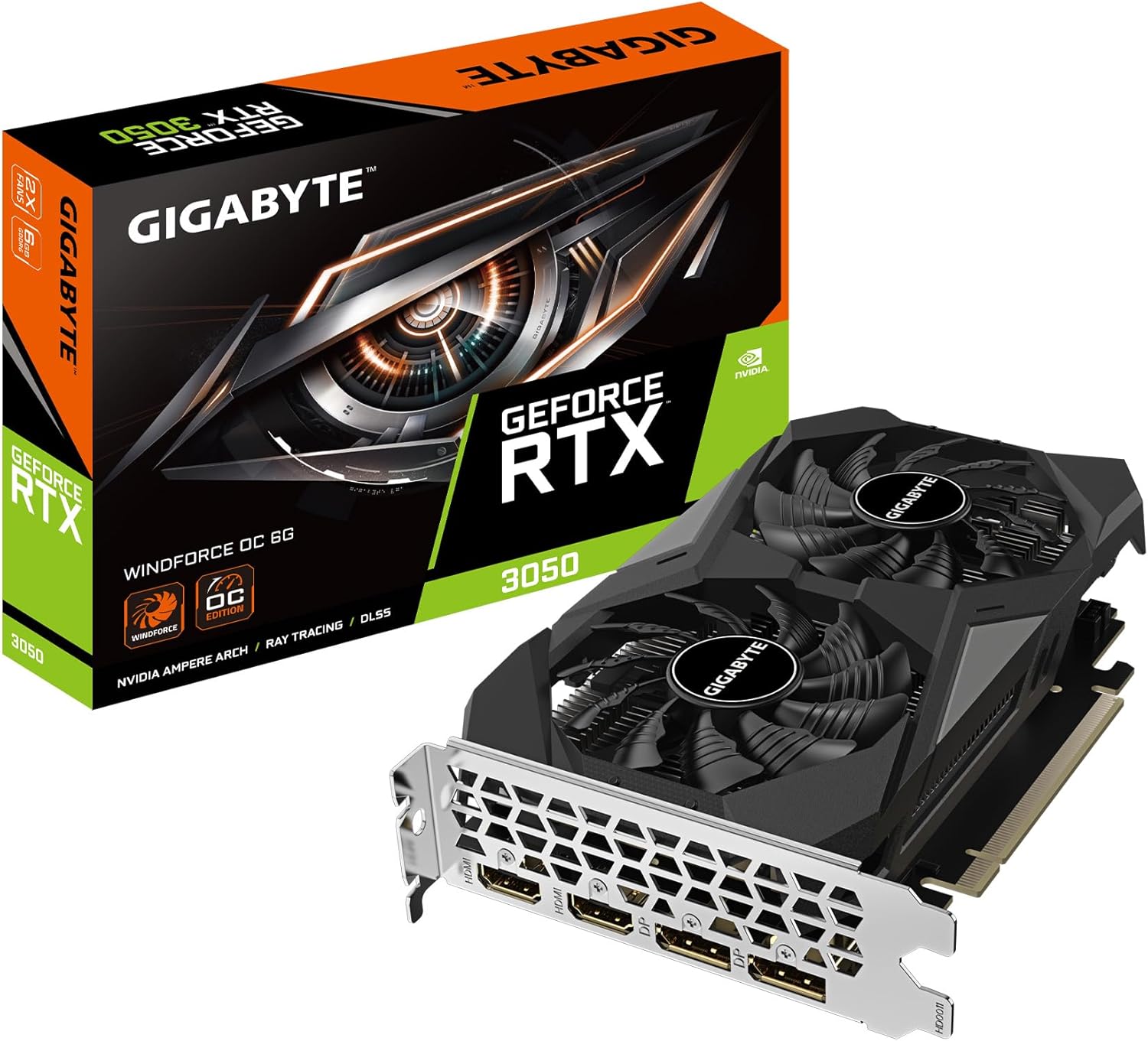 GIGABYTE GeForce RTX 3050 WINDFORCE OC 6G Graphics Card Review