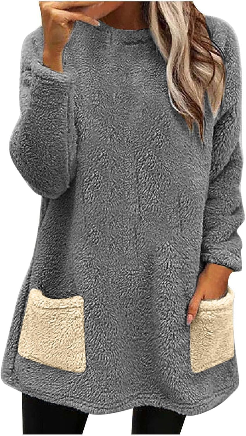 Warm Sherpa-Lined Sweatshirt by Cethrio