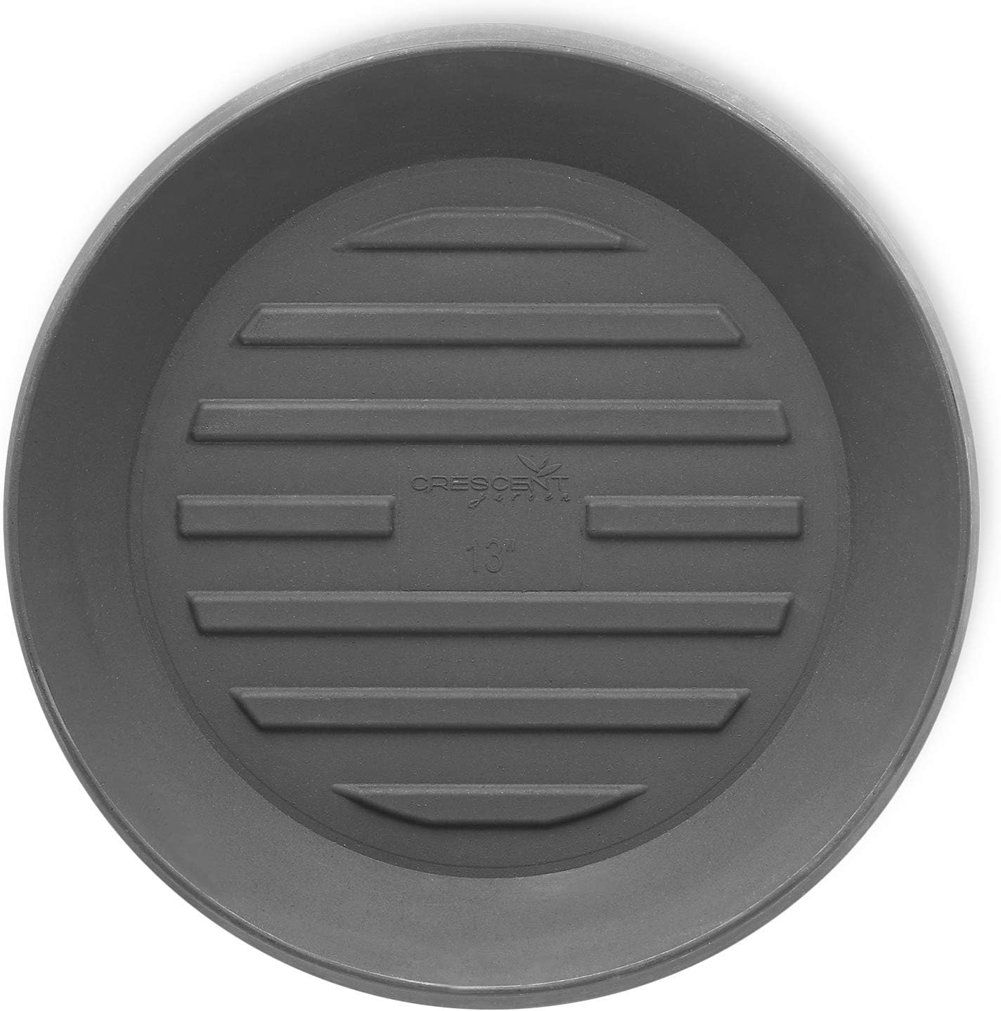 Crescent Garden Universal Round Planter Saucer for Indoor Use