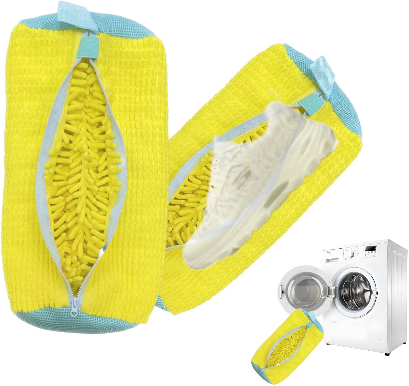 Protect Shoes in Washer: Shoe Washing Bag 2pcs