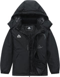 Kids Waterproof Ski Jacket Warm Winter Coat - Cozy Fleece Lined
