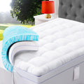 ABENE California King Dual Layer 3 in Memory Foam Topper - Plush