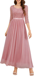 Wedtrend Women's Formal Mother of the Bride Maxi Dress - Elegant 3/4