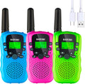 Rechargeable Walkie Talkies for Kids 3 Mile Range - Durable, Clear