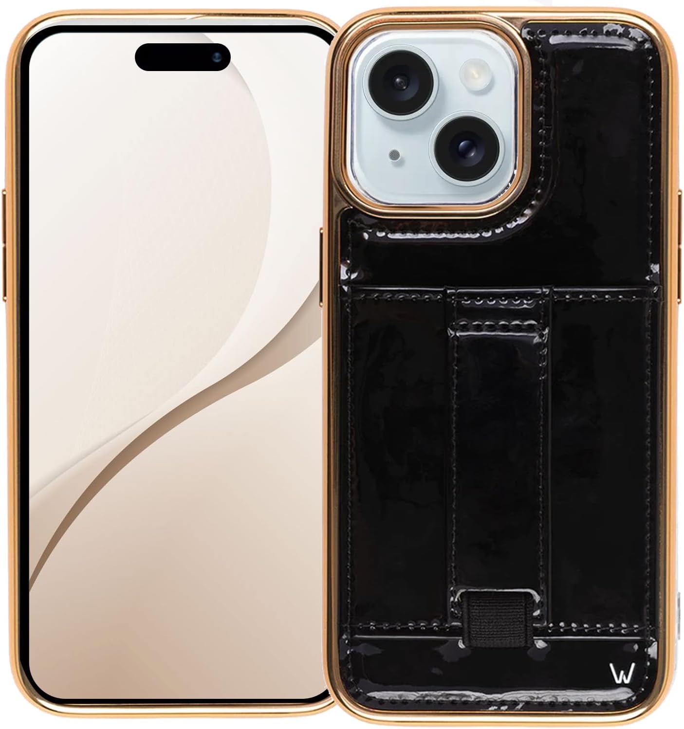 Walli Cases for iPhone 15 - Aesthetic Wallet Phone Cover