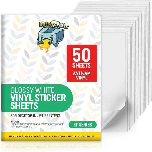 Waterproof Glossy Sticker Paper - Buttercrafts