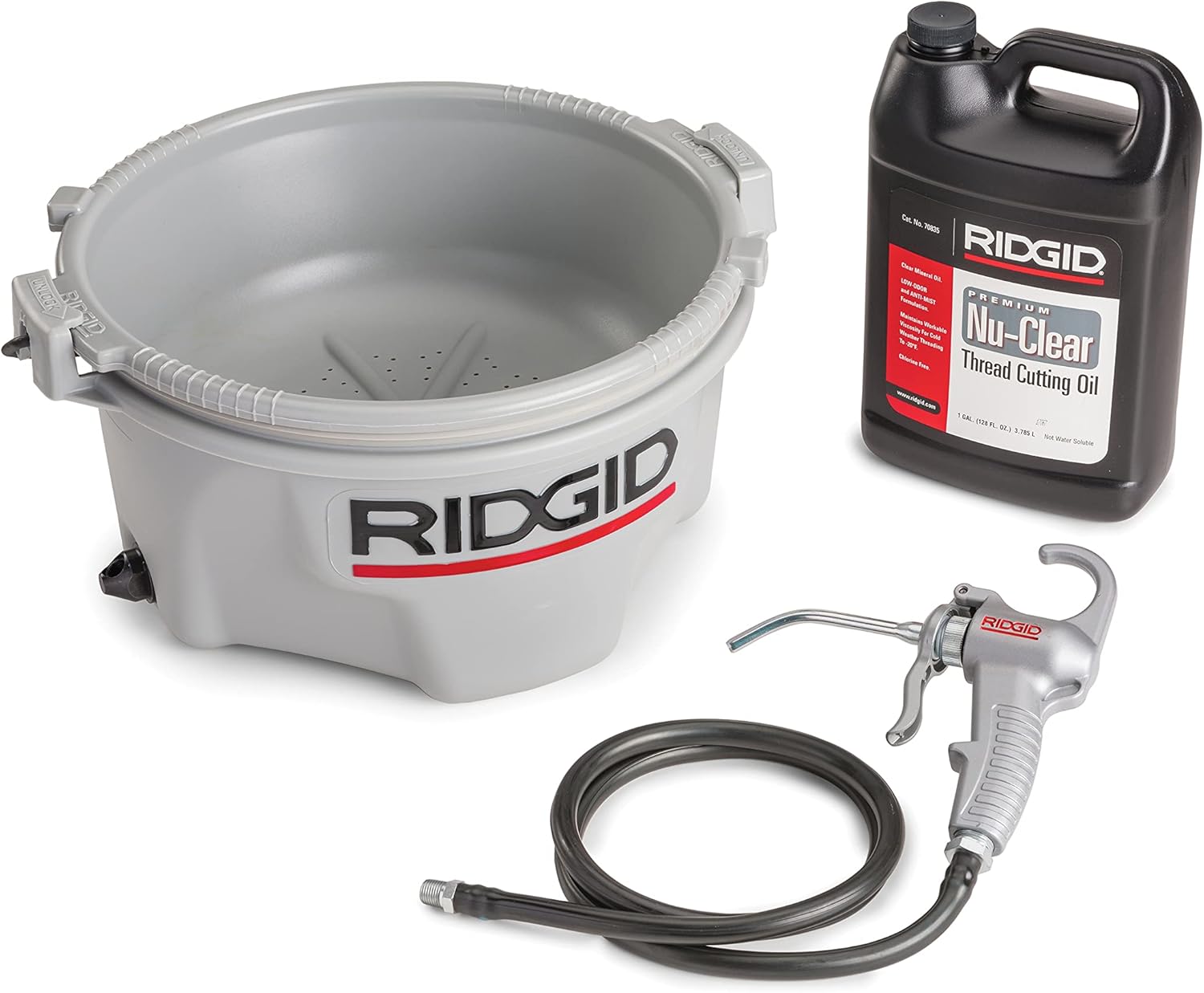RIDGID 10883 Model 418 Handheld Oiler Bucket for Pipe Threading