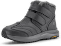 Mens Extra Wide Snow Boots - Lightweight Waterproof Winter Boots