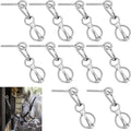Nuenen Horse Tie Ring Stainless Steel Sets - Safe Stable Restraint