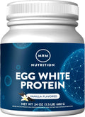 Egg White Protein Vanilla Powder - 23g Fat-Free Protein per Serving