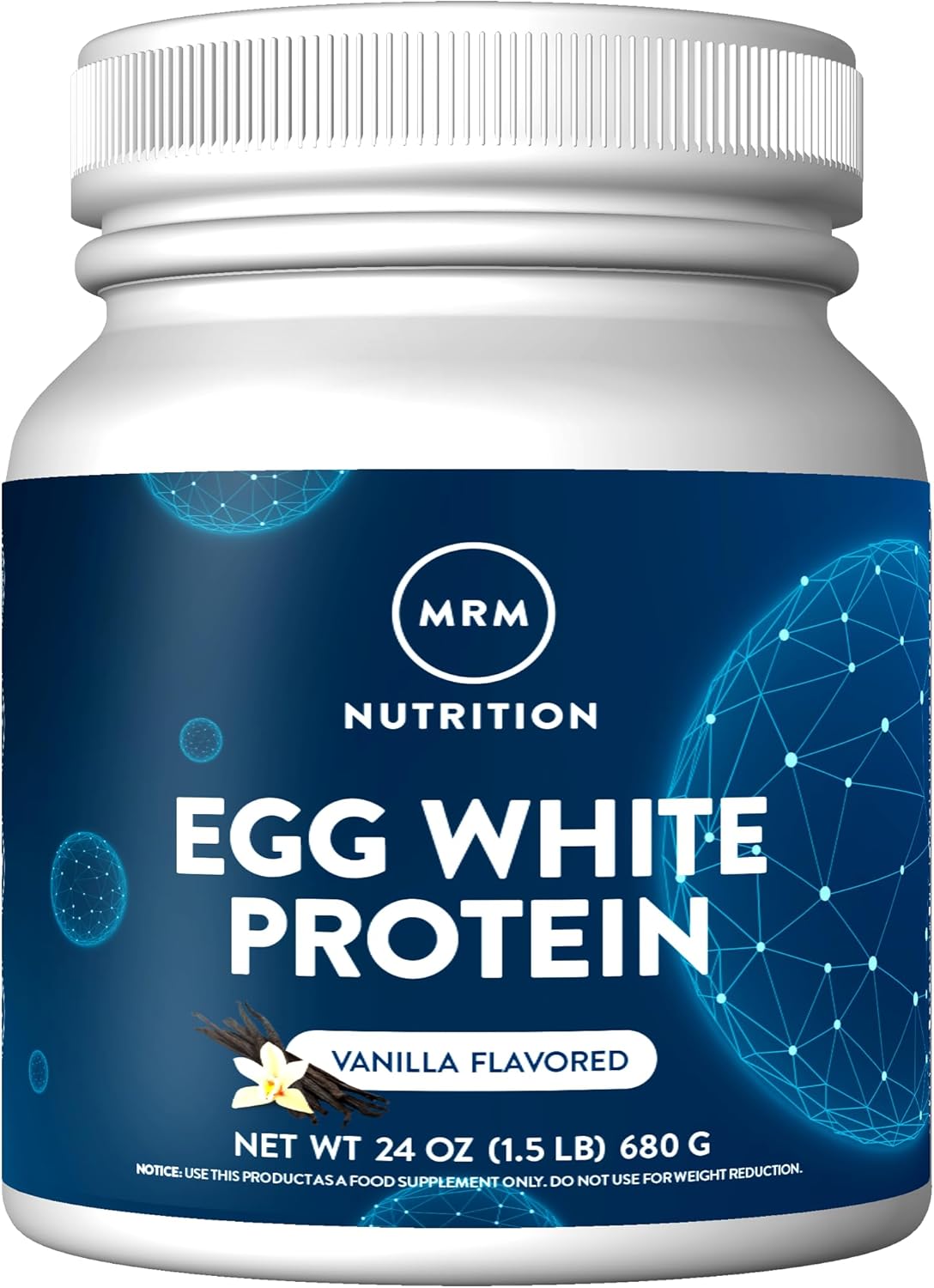 MRM Nutrition Egg White Protein - Vanilla Flavor for Daily Use