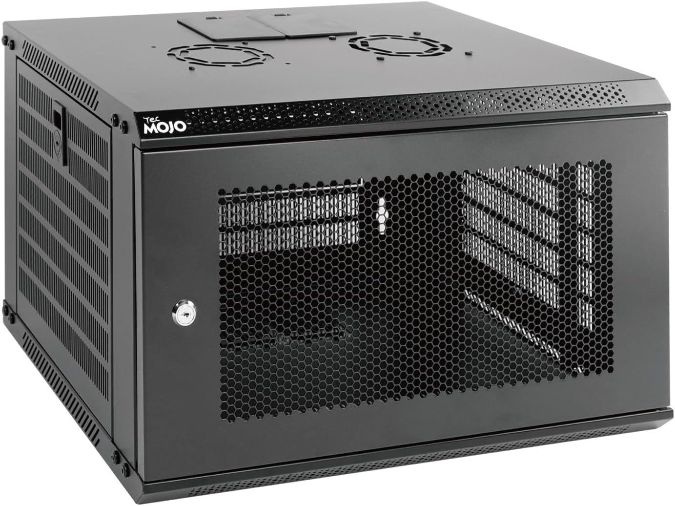 Tecmojo 6U Wall Mount Rack for 19in IT Equipment - Durable & Secure