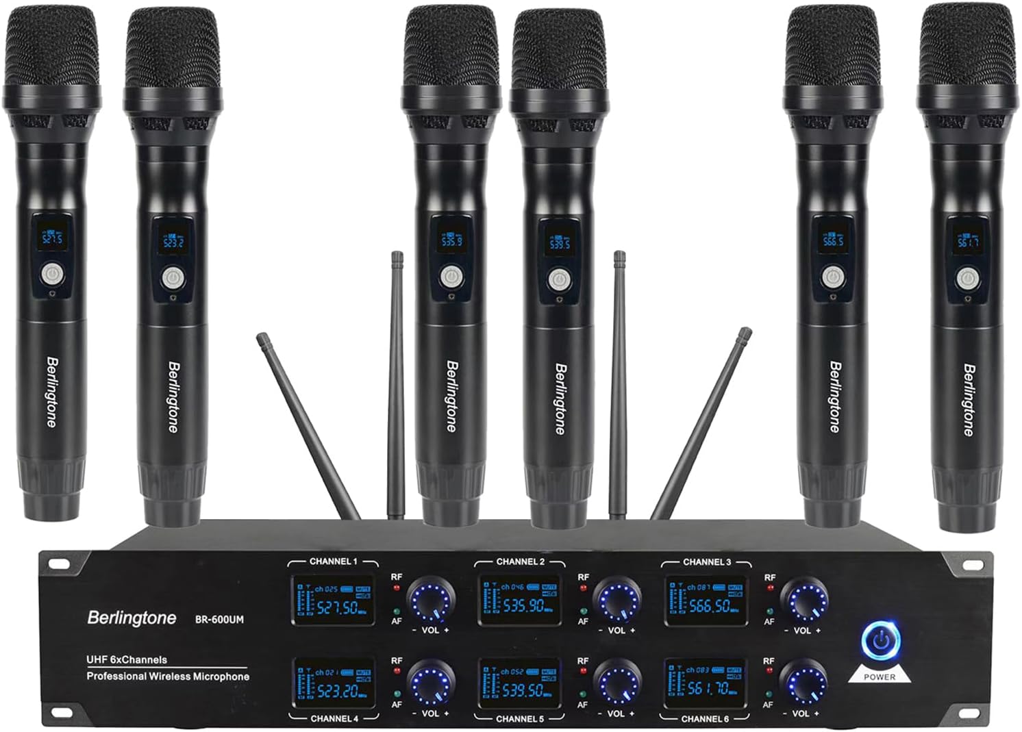 Berlingtone 6-Channel Wireless Mic System: Dynamic Karaoke Power!