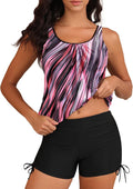 Women's Boyshorts Blouson Tankini for Stylish Pool Days