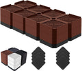 Bed Risers Heavy Duty Adjustable Furniture Riser Blocks - 3 in (8