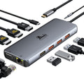 LIONWEI Laptop Docking Station Dual Monitor 11-in-1 - 4K, Ethernet