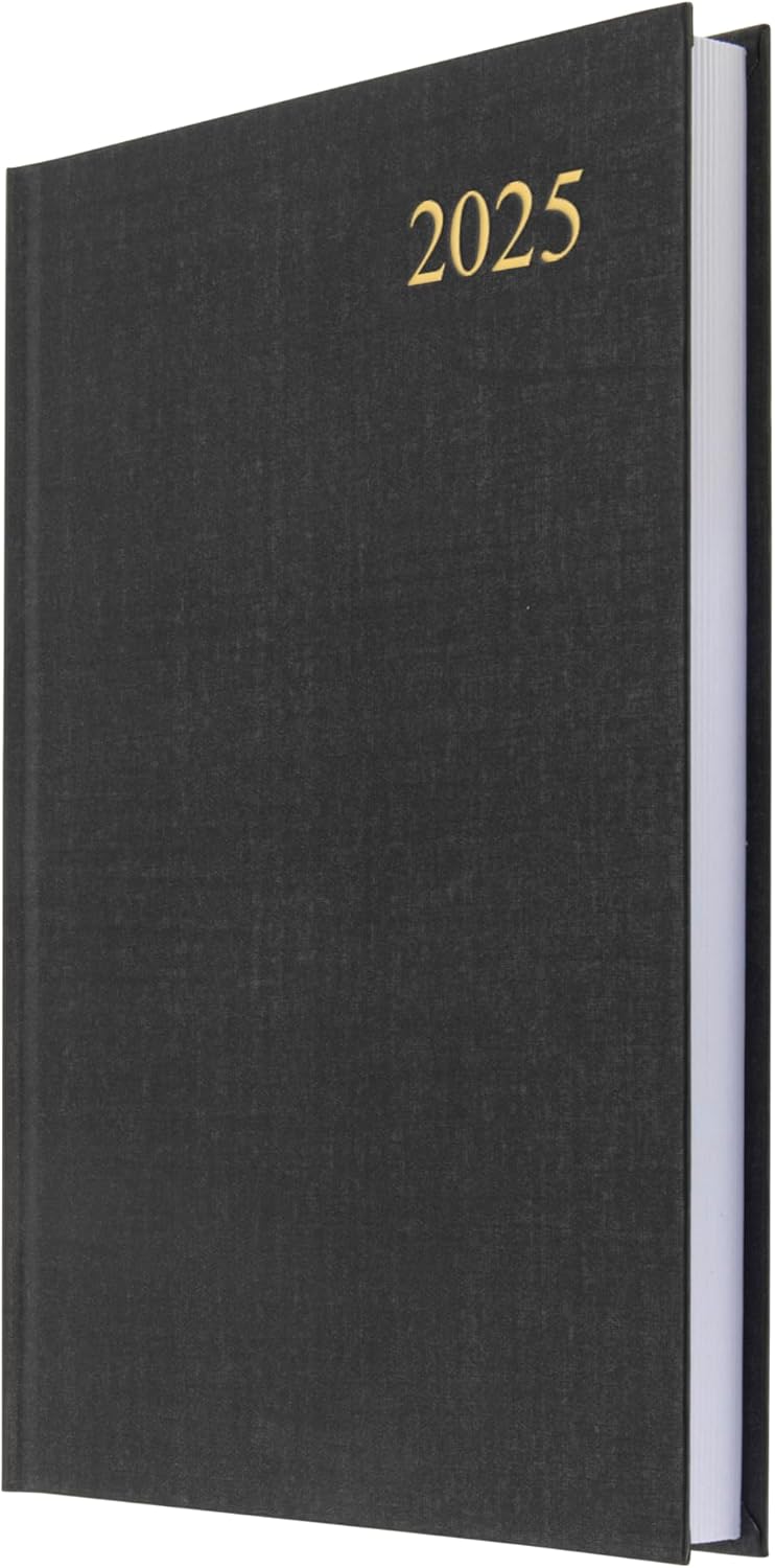 Collins Eco-Friendly 2025 Business Planner - A5 Leathergrain Diary