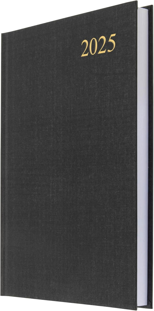 Collins Eco-Friendly 2025 Business Planner - A5 Leathergrain Diary