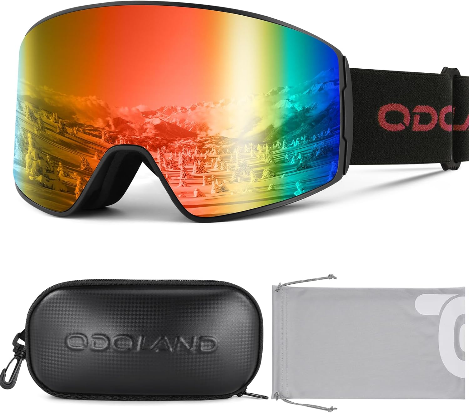 Odoland Anti-Fog Ski Goggles - Clear Vision on the Slopes!
