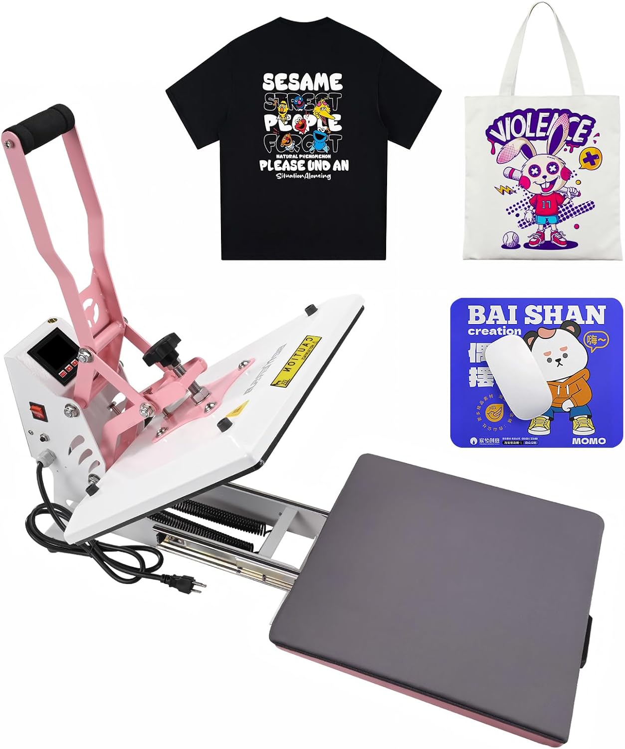 BetterSub 15x15 Inch Heat Press Machine for T-Shirts and More