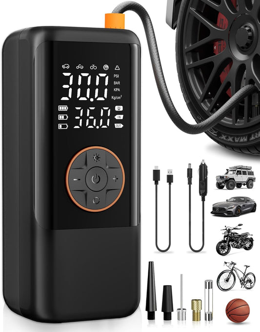 MAKELIFT Portable Tire Inflator - Quick 150PSI Pump