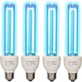 25 Watt UV Light Bulb with Ozone 4 Pack - Home UVC 185nm/254nm