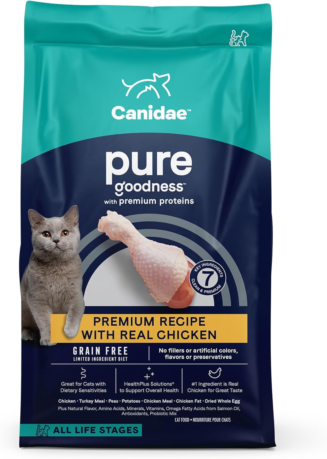 Canidae Pure Limited Ingredient Dry Cat Food with Real Chicken