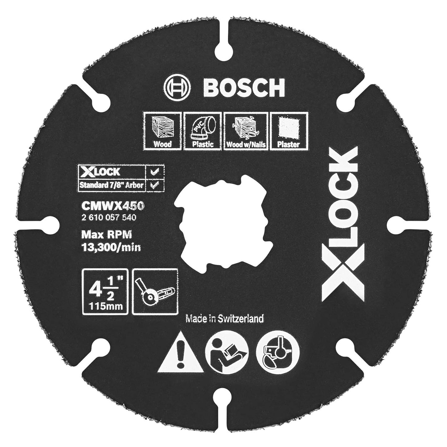 BOSCH X-LOCK Carbide Multi-Wheel - Cut Wood & More with Ease!