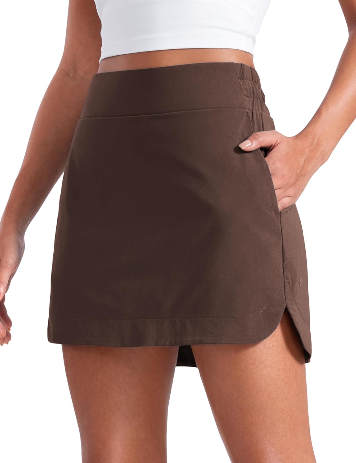 CRZ YOGA High Waisted Dolphin Golf Skirts for Women Review