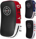 Defy Sports Leather Thai Pads - Curved Strike Pads for Boxing & MMA