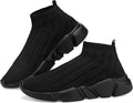 Mens Breathable Knit Slip On Walking Shoes - Lightweight Runner