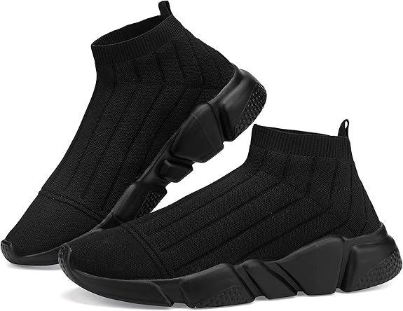 Santiro Mens Walking Shoes Lightweight Breathable Slip On Sneakers