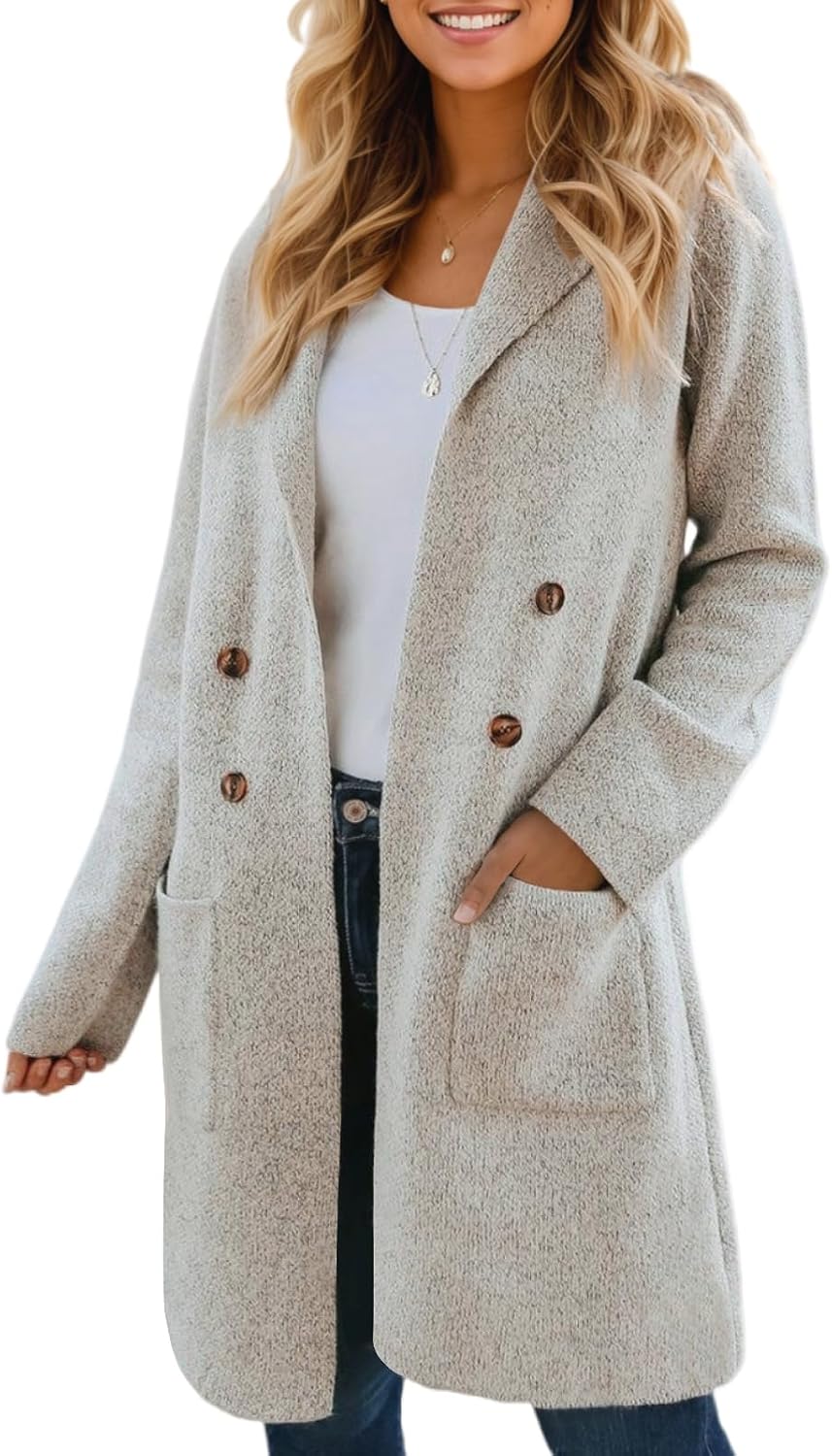VIMPUNEC Fall Long Cardigan Sweaters for Women - Cozy Style