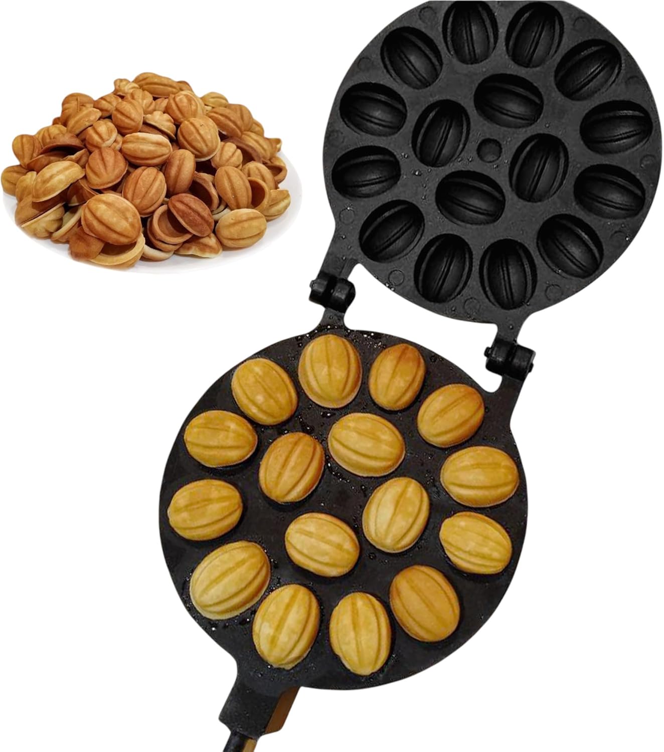Nutty Delight Oreshki Mold - Non-Stick 16 Molds