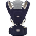 Baby Carrier 6-in-1 with Hip Seat - Ergonomic M Position Support