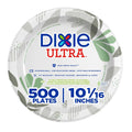 Dixie Ultra 10 in Heavy-Weight Paper Plates - Sturdy Compostable Pack