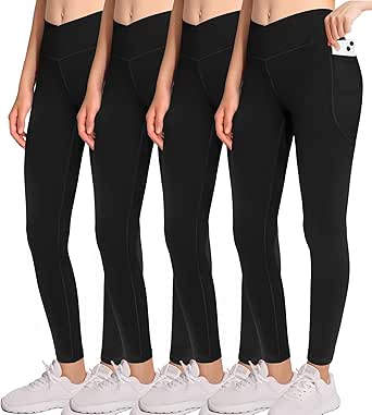 AENLLEY Girl Yoga Legging with Pockets for Active Kids