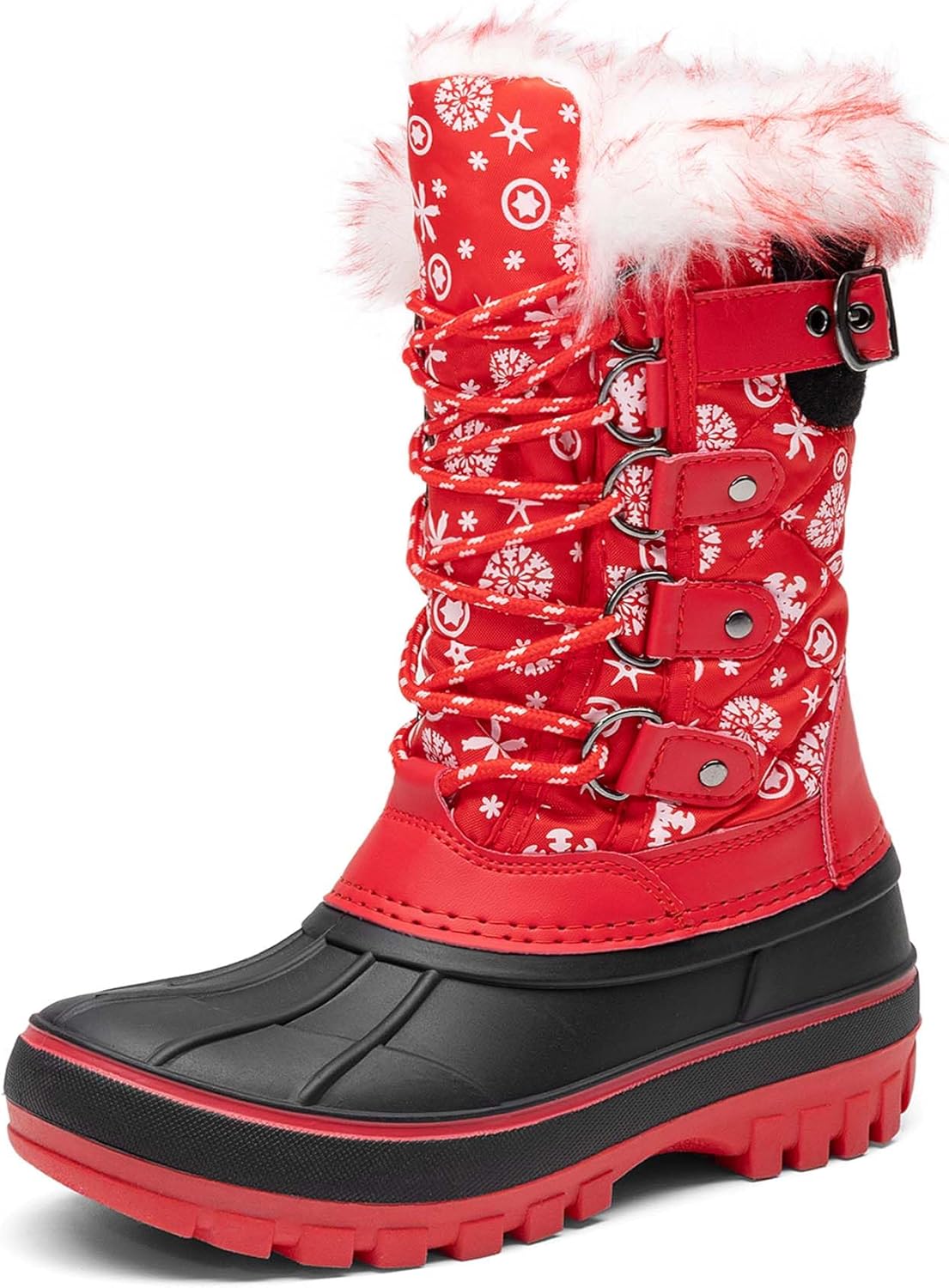 DREAM PAIRS Boys Girls Snow Boots for Winter Outdoor Fun