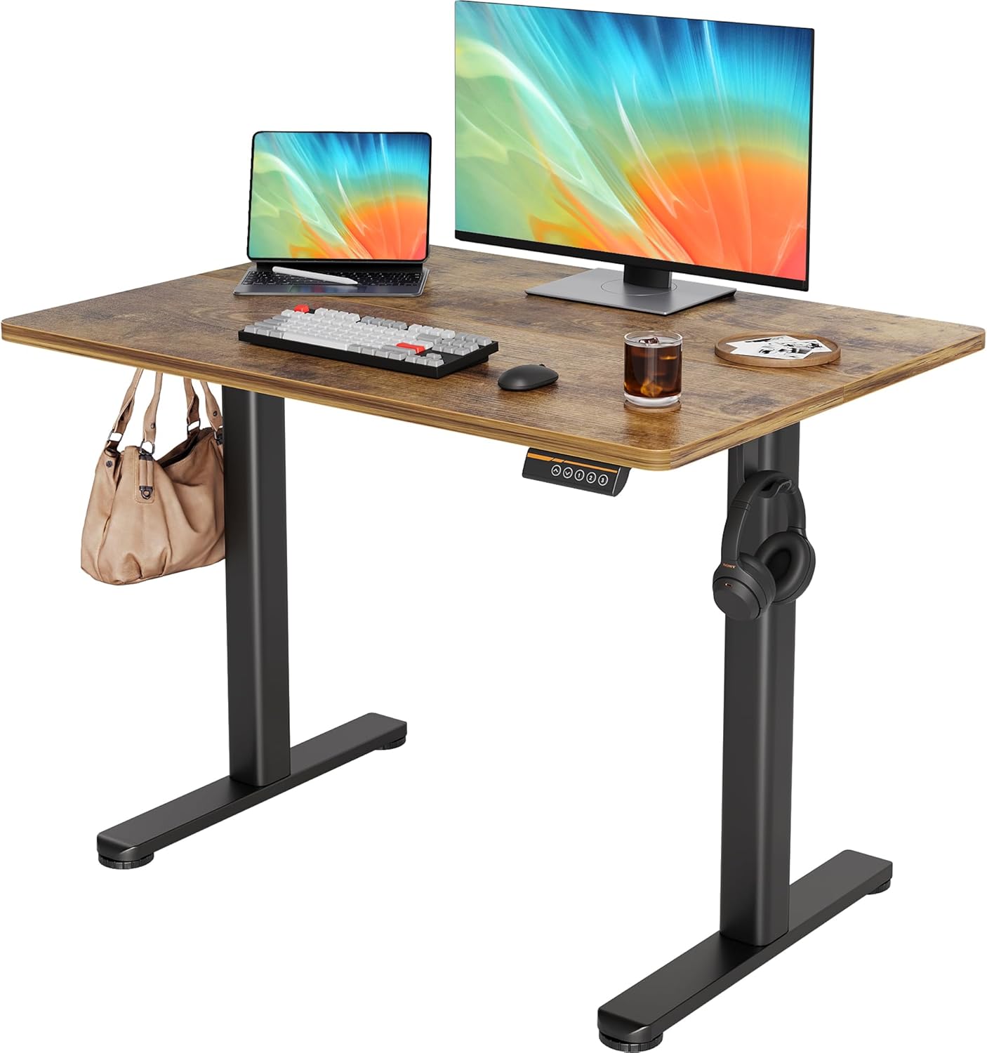 YDN Electric Standing Desk Adjustable Height for Home Office