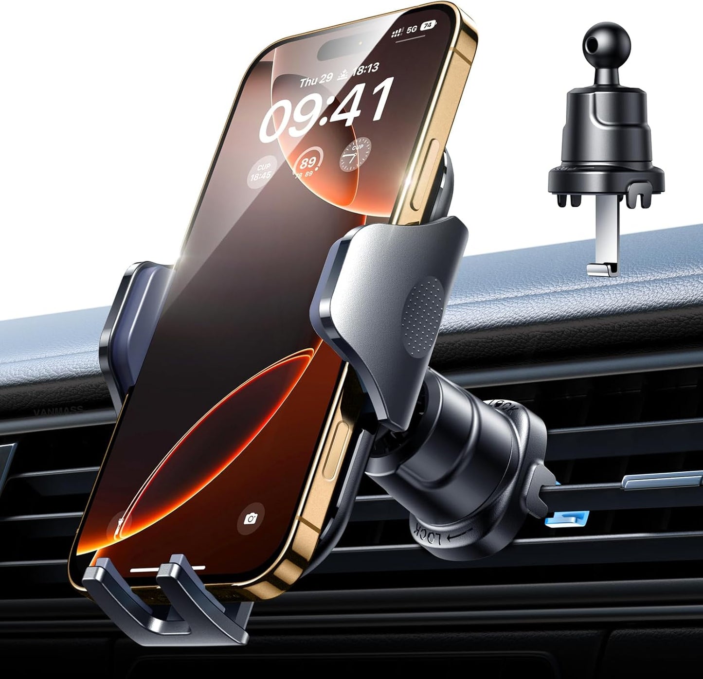 2025 Upgraded Car Vent Phone Holder by VANMASS