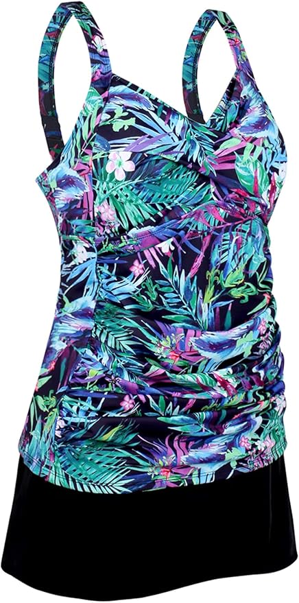 JINXUEER Womens Plus Size Swimwear Floral Tankini Set Review