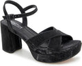Kenneth Cole REACTION Reeva Platform Heeled Sandal - Glamorous 3in