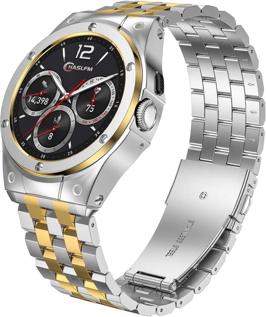 Stainless Steel Case with Band for Google Pixel Watch 3 45mm