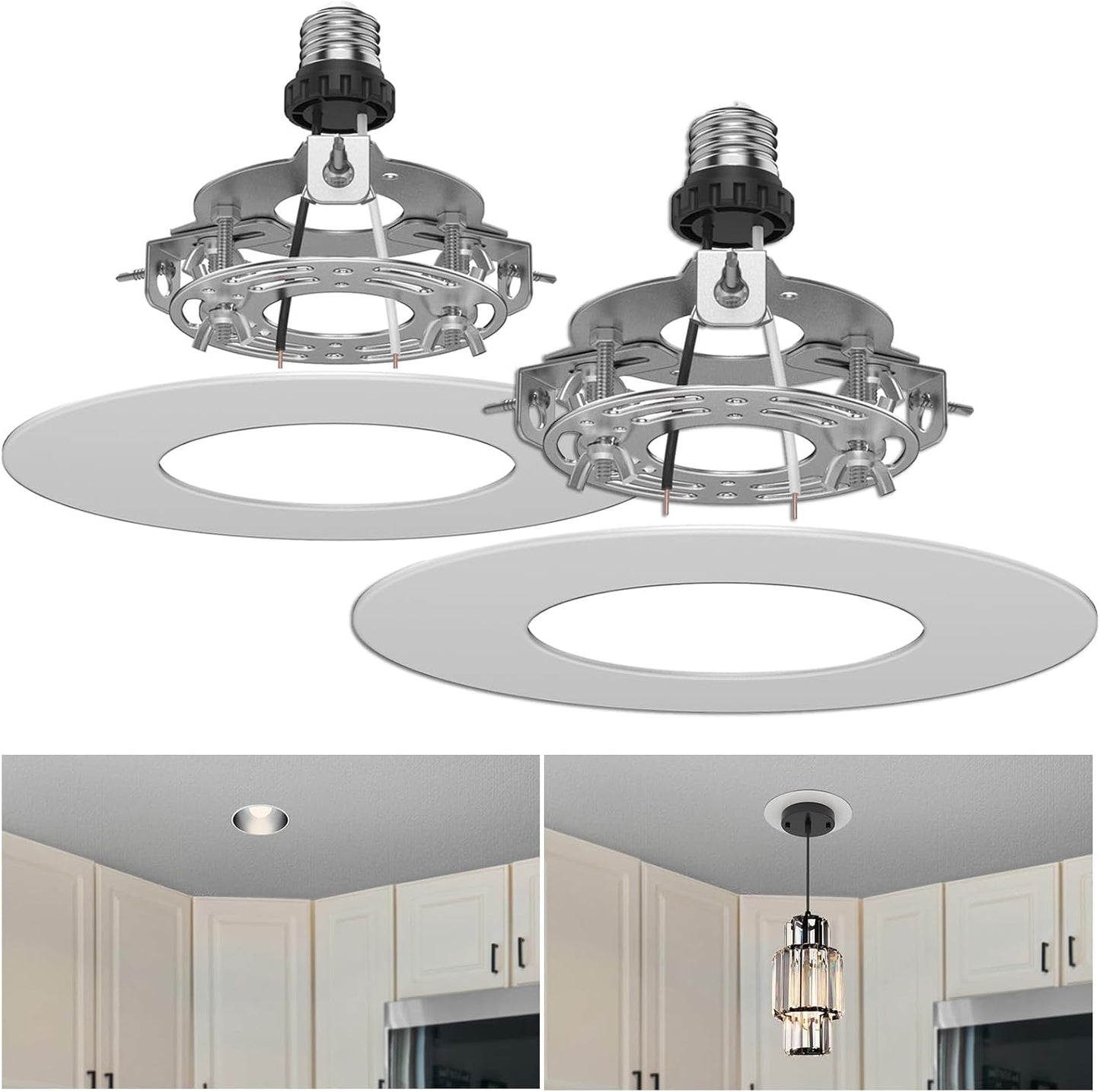 5 and 6 Inch Recessed Can Light Conversion Kit for Elegant Upgrades