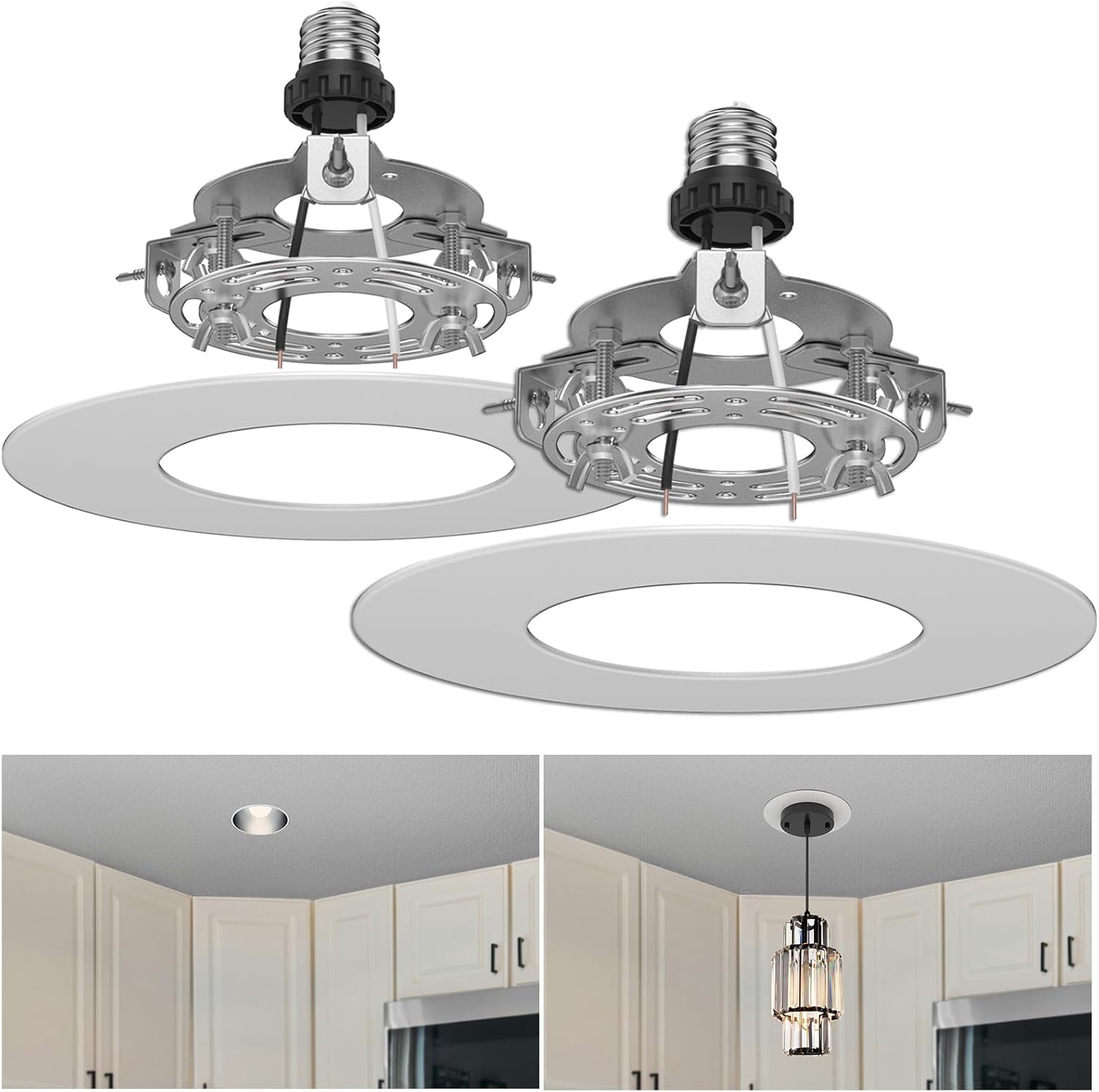 5 and 6 Inch Recessed Can Light Conversion Kit for Elegant Upgrades